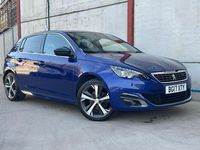 Used Peugeot 308 GT-line 2017 Blue Hatchback