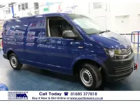 Used VW T6 Startline 102 HP (75 kW) 2017 Blue Van