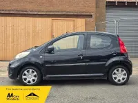Used Peugeot 107 68 HP (50 kW) 2009 Black Hatchback