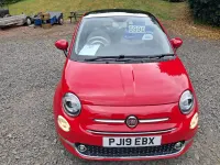 Used Fiat 500 Lounge 2019 Red Hatchback