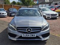 Used Mercedes C220 AMG line 170 HP (125 kW) 2014 Silver Sedan
