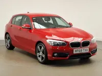 Used BMW 118 Sport Line 136 HP (100 kW) 2018 Red Hatchback