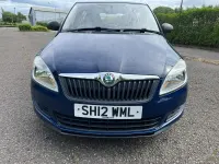 Used Skoda Fabia 60 HP (44 kW) 2012 Blue Hatchback