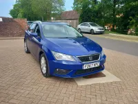 Used Seat Leon ST SE Technology 115 HP (84 kW) 2017 Blue Estate