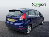 Used Ford Fiesta Zetec 82 HP (60 kW) 2017 Blue Hatchback