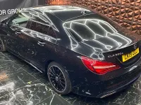 Used Mercedes CLA220 AMG line 170 HP (125 kW) 2019 Black Coupe