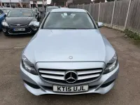 Begagnad Mercedes C200 Executive 184 HK (135 kW) 2015 Silver Sedan