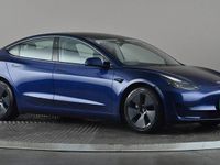 Used Tesla Model 3 Standard Range 180 kW (245 HP) 2021 Blue Sedan