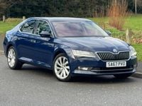 Used Skoda Superb SE L Executive 150 HP (110 kW) 2017 Blue Hatchback