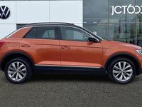 Used VW T-Roc Design 115 HP (84 kW) 2018 Orange SUV
