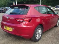Used Seat Leon Ecomotive 115 HP (84 kW) 2018 Red Hatchback