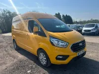 Used Ford Transit Custom Limited 130 HP (95 kW) 2022 Yellow Van