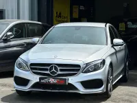 Used Mercedes C220 AMG line 170 HP (125 kW) 2015 Silver Sedan