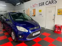 Used Ford C-MAX Zetec 115 HP (84 kW) 2014 Blue MPV