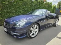 Used Mercedes SLK200 AMG 2011 Blue Cabriolet