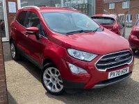Used Ford Ecosport Titanium 125 HP (91 kW) 2020 Red SUV