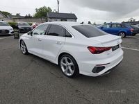 Used Audi A3 S-Line 2021 White Sedan