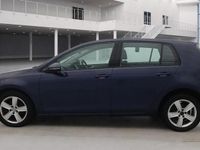 Used VW Golf VII Match 105 HP (77 kW) 2014 Blue Hatchback