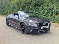 Used Audi A5 Cabriolet S-Line 170 HP (125 kW) 2009 Grey Cabriolet