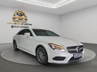 Begagnad Mercedes CLS220 AMG Line Premium 2016 Vit Sportkupé