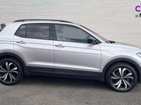 Used VW T-Cross Black Edition 110 HP (80 kW) 2022 Silver SUV
