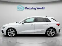 Begagnad Audi A3 Sportback S-Line 150 HK (110 kW) 2022 Vit Halvkombi