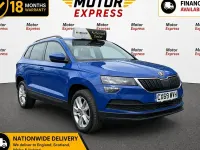 Used Skoda Karoq SE Technology 116 HP (85 kW) 2019 Blue SUV