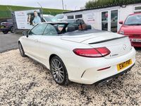 Used Mercedes C220 AMG Line Premium Plus 2017 White Cabriolet