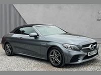 Used Mercedes C200 AMG line 180 HP (132 kW) 2022 Grey Cabriolet