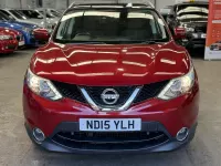Used Nissan Qashqai N-TEC 110 HP (80 kW) 2015 Red SUV