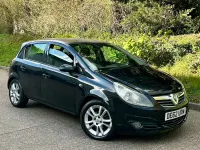 Used Vauxhall Corsa 90 HP (66 kW) 2012 Black Hatchback