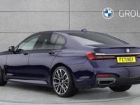 Used BMW 740 M Sport 340 HP (250 kW) 2021 Tanzanite blue Sedan