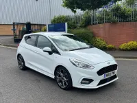 Used Ford Fiesta ST-Line X 125 HP (91 kW) 2018 White Hatchback