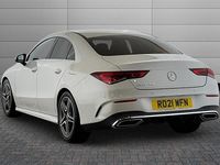Used Mercedes CLA180 AMG line 136 HP (100 kW) 2021 Digital white Sedan