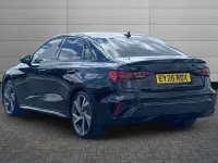Used Audi A3 Black Edition 150 HP (110 kW) 2026 Mythos black Sedan