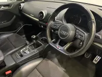 Used Audi A3 S-Line 150 HP (110 kW) 2017 Grey Hatchback