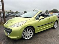 Used Peugeot 207 CC GT 120 HP (88 kW) 2007 Yellow Cabriolet