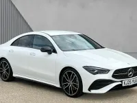 Used Mercedes CLA220 AMG Line Premium 190 HP (139 kW) 2025 White Coupe