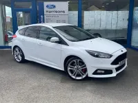 Used Ford Focus ST 185 HP (136 kW) 2018 White Hatchback