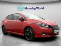 Used Nissan Leaf N-Connecta 160 kW (218 HP) 2022 Red Hatchback