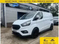 Used Ford Transit Custom Limited 130 HP (95 kW) 2023 White Van