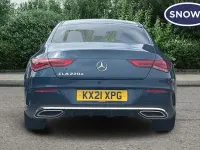 Used Mercedes CLA220 AMG line 190 HP (139 kW) 2021 Blue Coupe