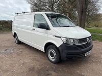 Begagnad VW Transporter Startline 2021 Vit Van