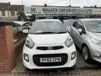 Used Kia Picanto 65 HP (47 kW) 2015 White Hatchback
