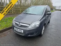 Used Vauxhall Zafira Design Edition 110 HP (80 kW) 2014 Grey MPV