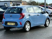 Used Kia Picanto 66 HP (48 kW) 2020 Blue Hatchback