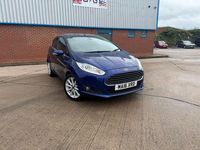 Usado Ford Fiesta Titanium 75 HP (55 kW) 2016 Azul Citadino