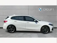 Used BMW 118 Sport Line 136 HP (100 kW) 2021 Mineral white Hatchback