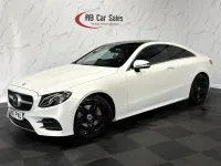 Used Mercedes E220 AMG Line Premium 194 HP (142 kW) 2017 White Coupe