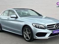 Used Mercedes C220 AMG Line Premium Plus 170 HP (125 kW) 2016 Silver